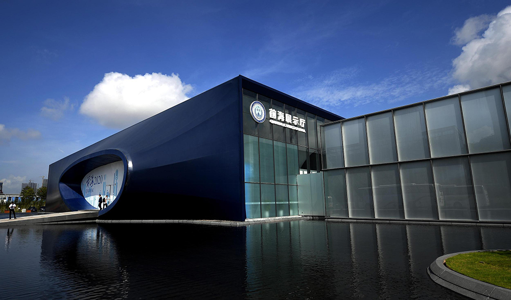 實力中標！長江智聯(lián)聚焦前海展廳幕墻膜修繕，以膜結(jié)構(gòu)技術(shù)賦能地標煥新！