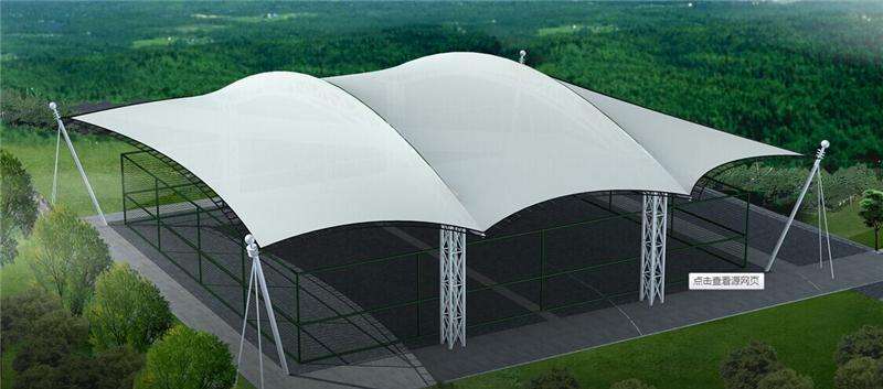 膜結構停車棚安裝地址的選擇需要注意的事項