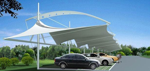 膜結(jié)構(gòu)車棚比傳統(tǒng)的好在哪？