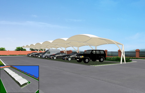 膜結構車棚優(yōu)越性在哪？