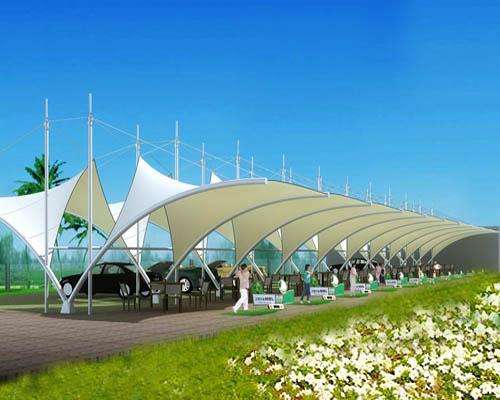 膜結(jié)構(gòu)車棚的蓬布，大家了解嗎?