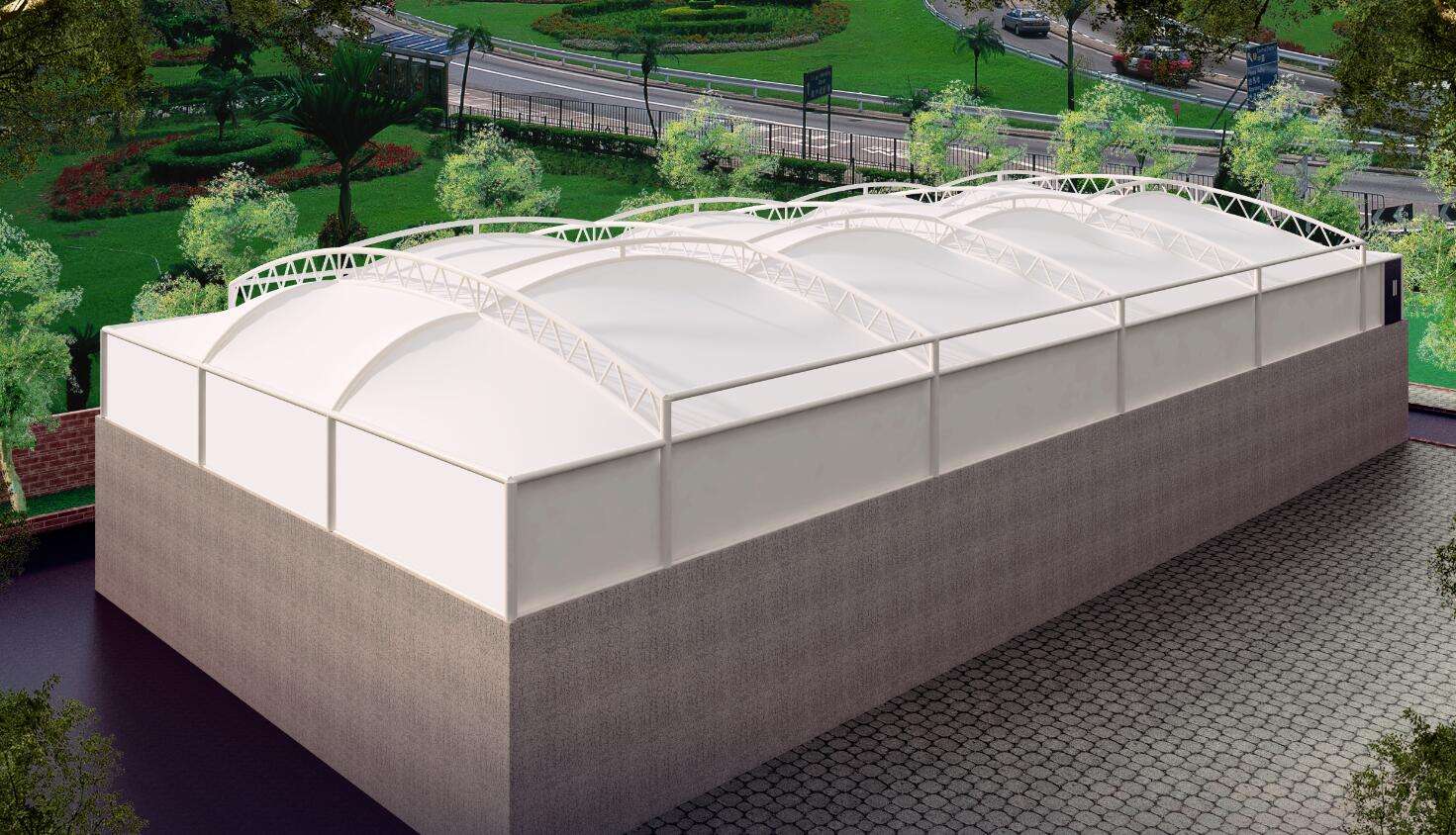 膜結(jié)構(gòu)建筑外部噪聲應該如何阻隔?