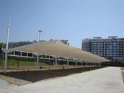 膜結(jié)構(gòu)停車棚如何加固？