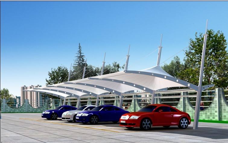 膜結(jié)構(gòu)停車棚制作注意事項(xiàng)是什么?