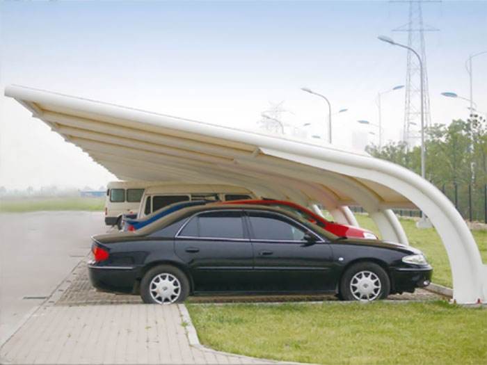 膜結(jié)構(gòu)停車棚的設(shè)計與施工要點，你知道嗎？_膜結(jié)構(gòu)停車棚_非凡結(jié)構(gòu)膜