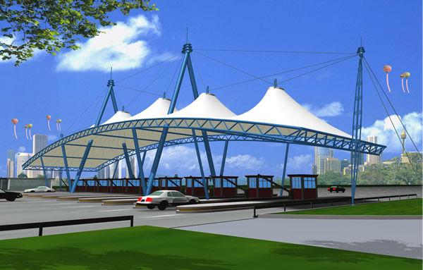 膜結(jié)構(gòu)停車棚的特點(diǎn)