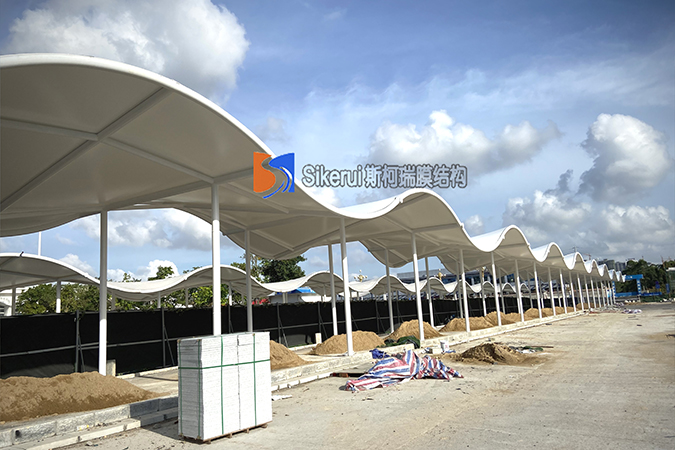 膜結(jié)構(gòu)遮陽棚，你需要了解的一些特性！